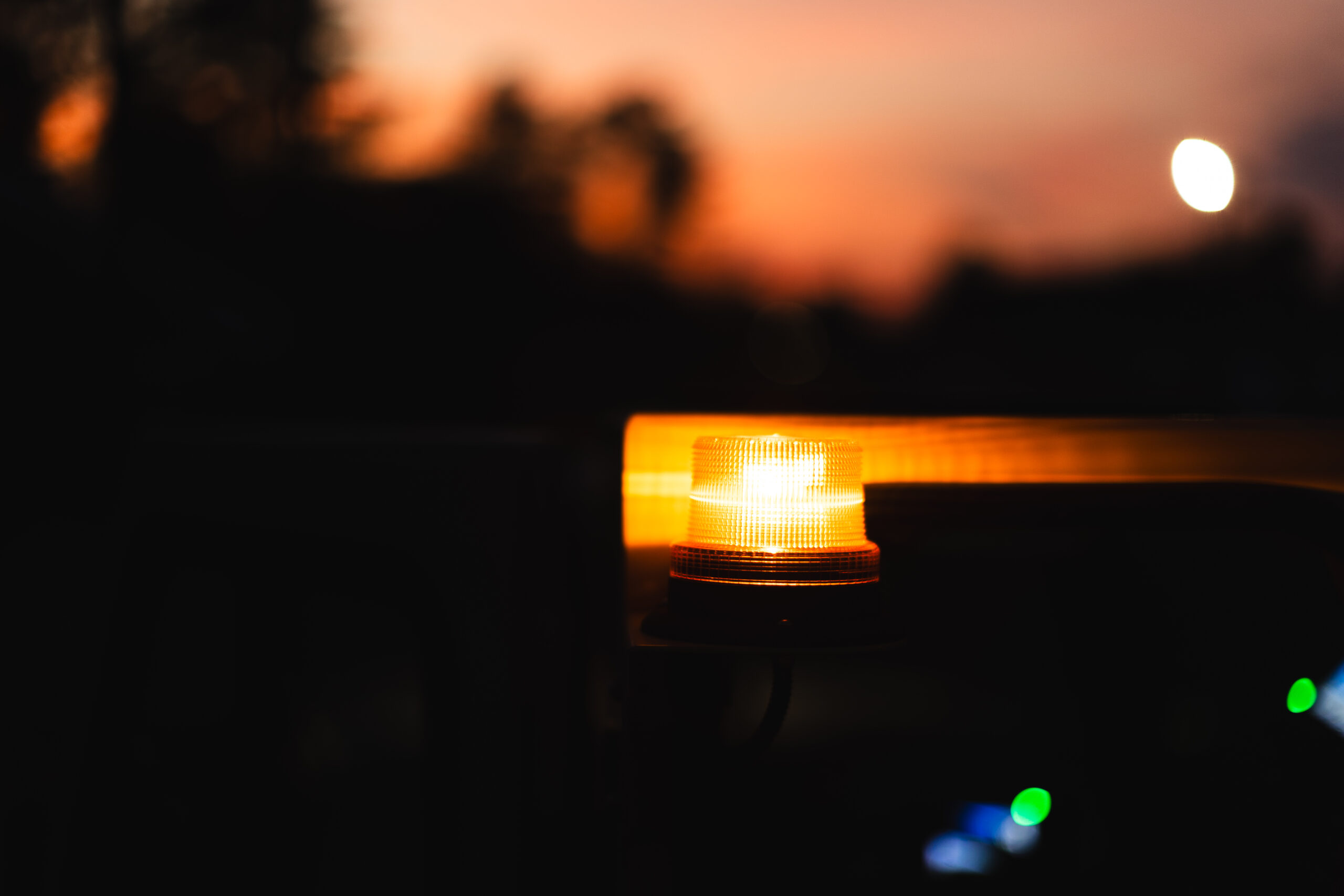 Crane maintenance and emergency services equipment light